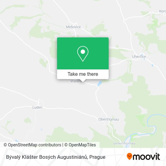 Bývalý Klášter Bosých Augustiniánů map