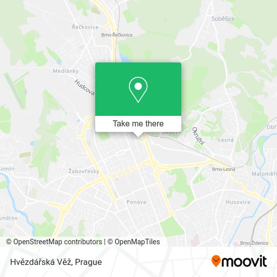 Hvězdářská Věž map
