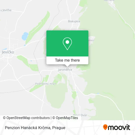 Карта Penzion Hanácká Krčma