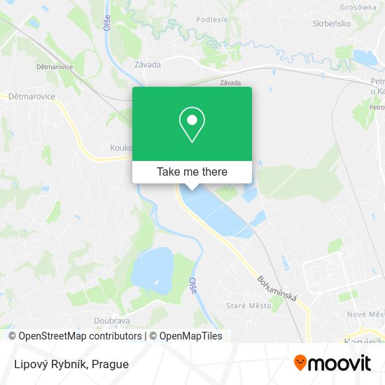 Lipový Rybník map