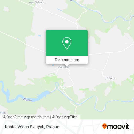 Kostel Všech Svatých map