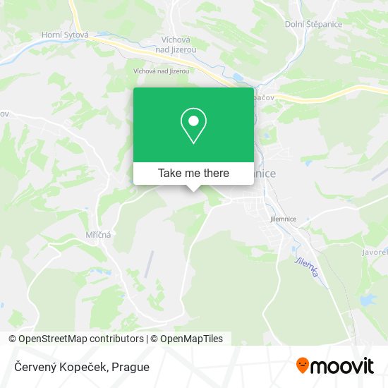 Červený Kopeček map