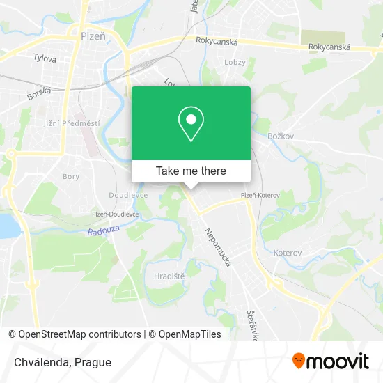 Карта Chválenda