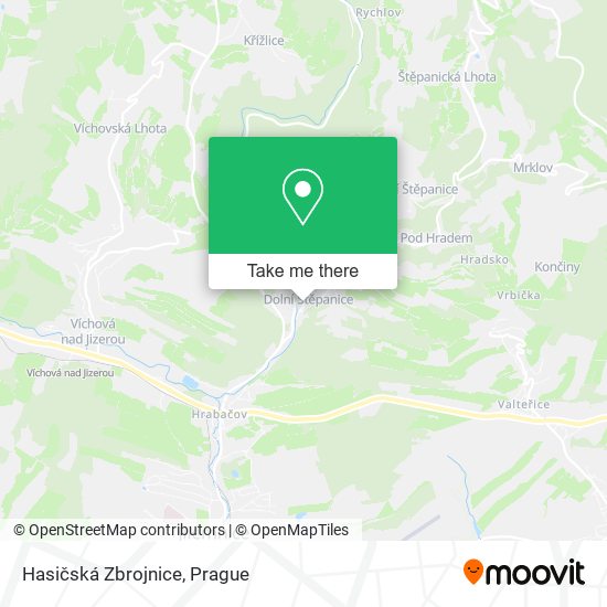 Hasičská Zbrojnice map