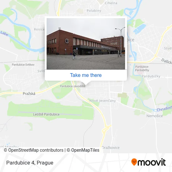 Карта Pardubice 4