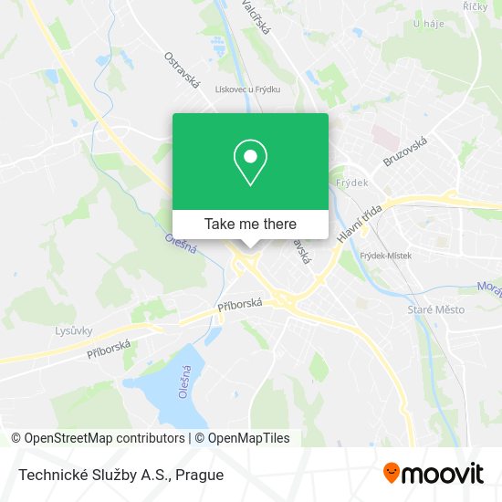 Technické Služby A.S. map