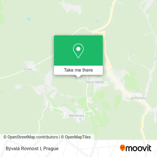 Карта Bývalá Rovnost I