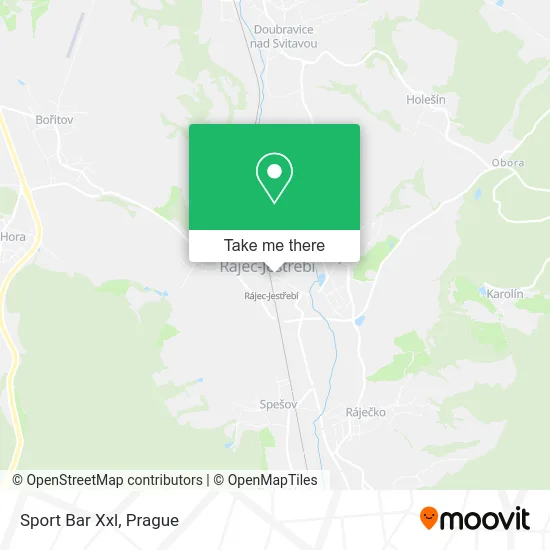 Карта Sport Bar Xxl