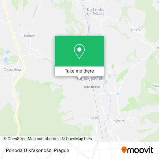 Карта Pohoda U Krakonoše