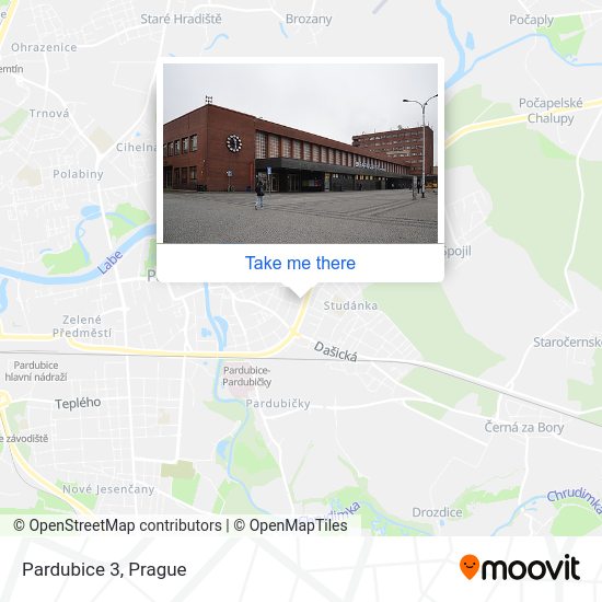 Карта Pardubice 3