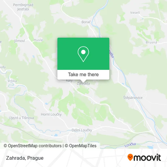 Карта Zahrada