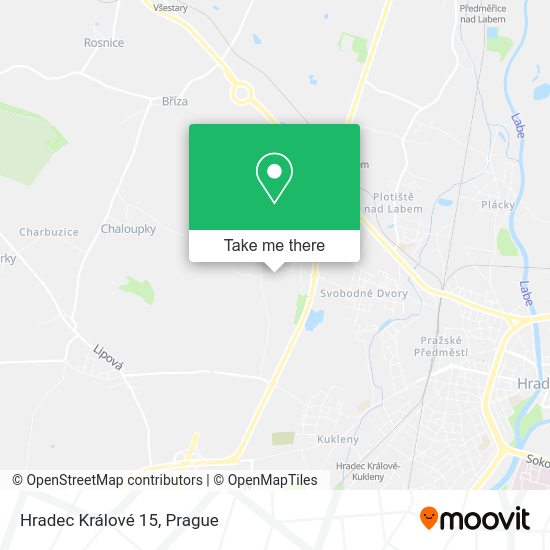 Hradec Králové 15 map