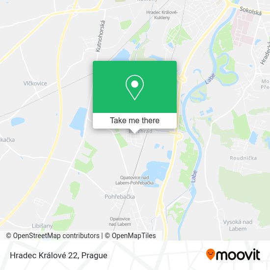 Hradec Králové 22 map