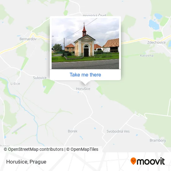 Карта Horušice