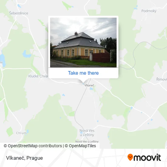 Карта Vlkaneč