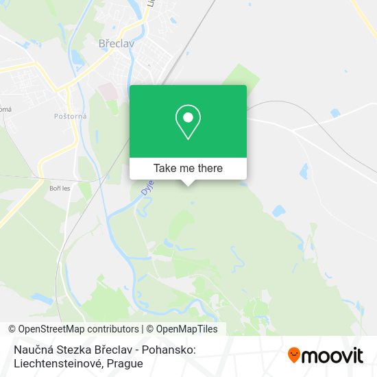 Naučná Stezka Břeclav - Pohansko: Liechtensteinové map