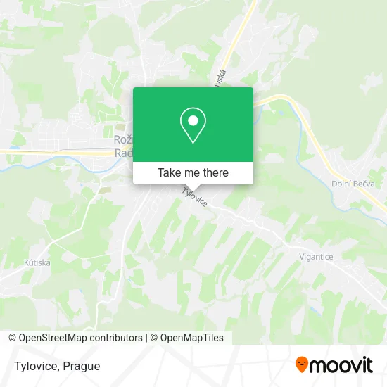 Карта Tylovice