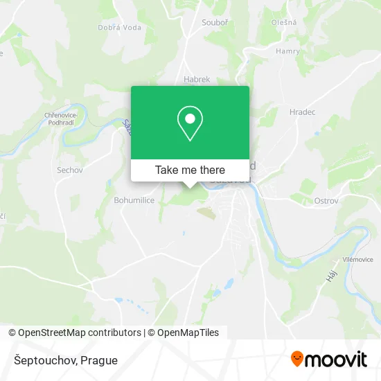 Карта Šeptouchov