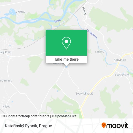 Kateřinský Rybník map
