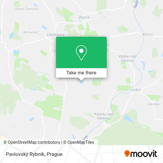 Pavlovský Rybník map