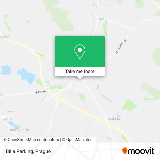 Карта Billa Parking