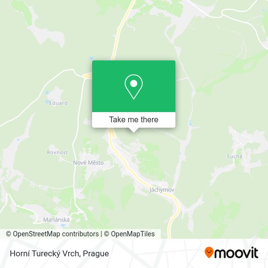 Horní Turecký Vrch map