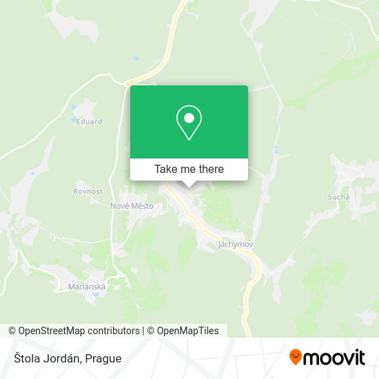 Карта Štola Jordán