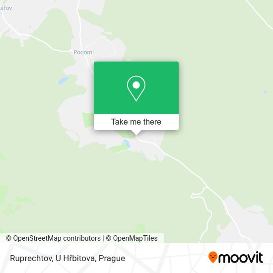 Ruprechtov, U Hřbitova map