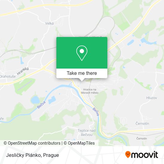Jesličky Piánko map