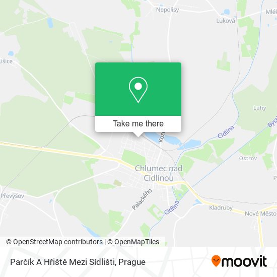 Parčík A Hřiště Mezi Sídlišti map