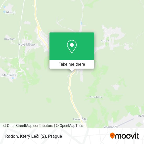 Radon, Který Léčí (2) map
