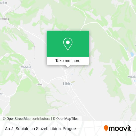 Areál Sociálních Služeb Libina map