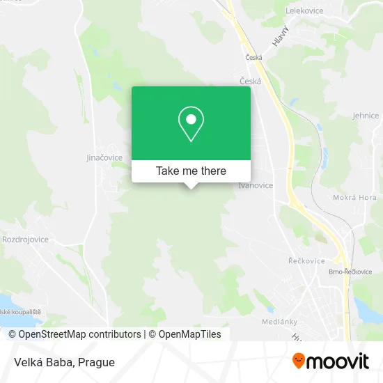 Карта Velká Baba