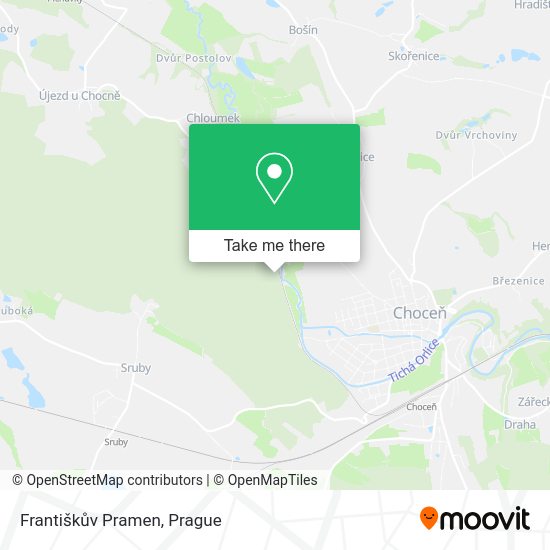 Františkův Pramen map