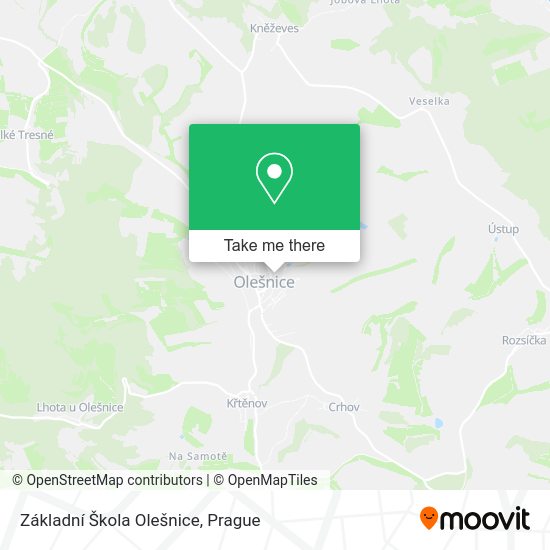 Základní Škola Olešnice map