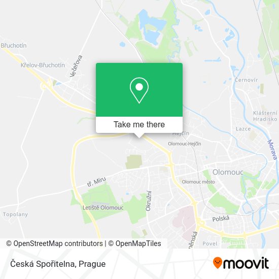 Česká Spořitelna map