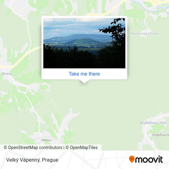 Velký Vápenný map
