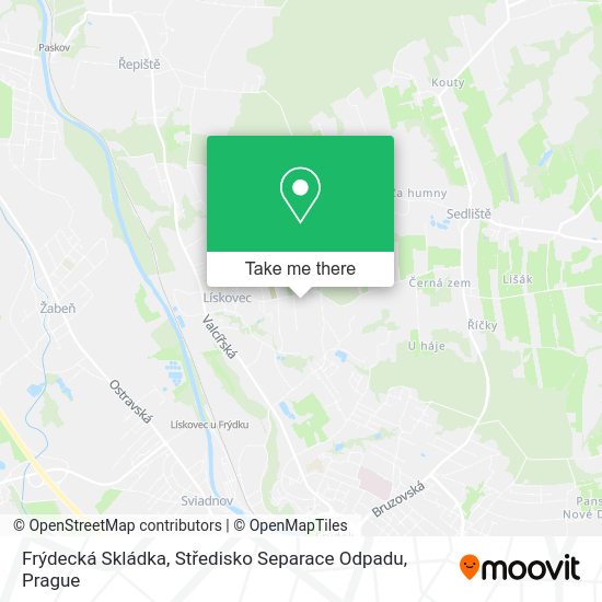 Frýdecká Skládka, Středisko Separace Odpadu map