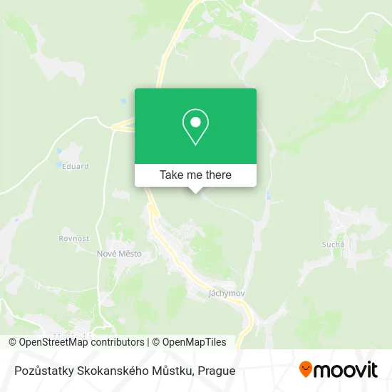 Карта Pozůstatky Skokanského Můstku