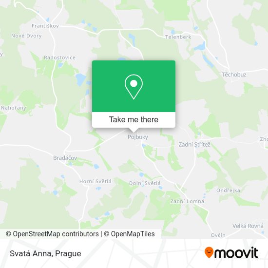 Карта Svatá Anna
