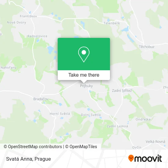 Карта Svatá Anna