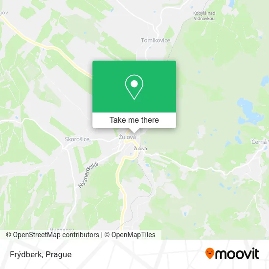 Карта Frýdberk
