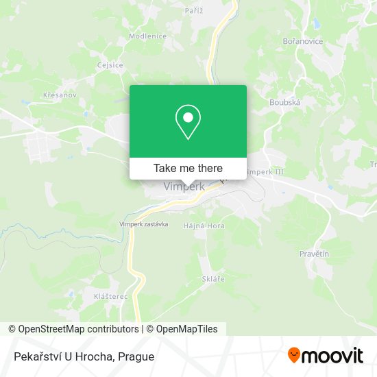 Pekařství U Hrocha map