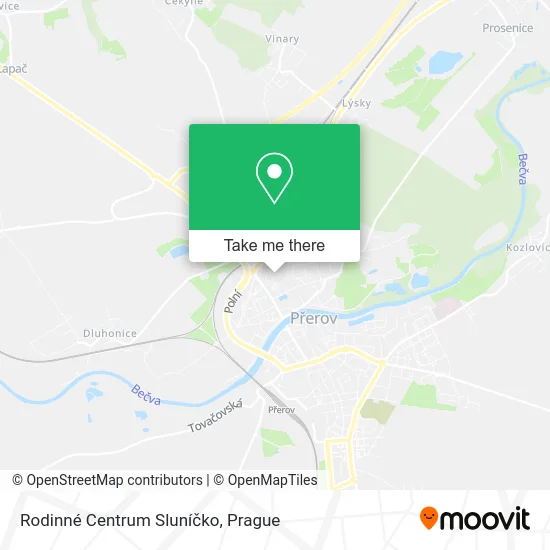 Карта Rodinné Centrum Sluníčko