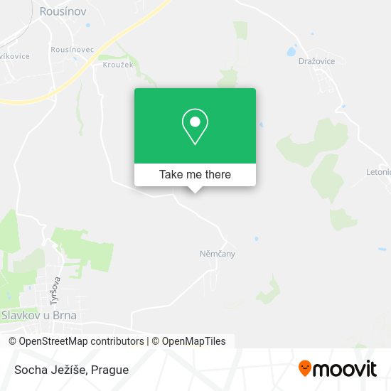 Socha Ježíše map