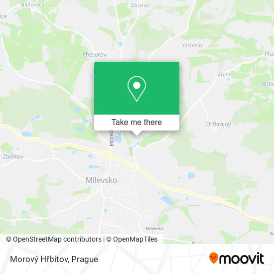 Карта Morový Hřbitov