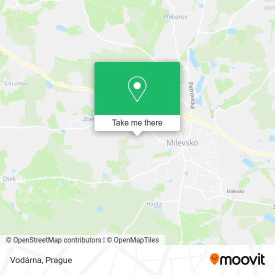 Карта Vodárna