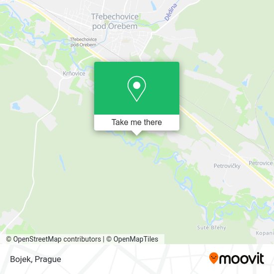 Bojek map