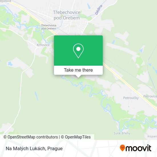 Na Malých Lukách map