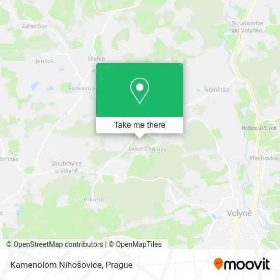 Карта Kamenolom Nihošovice